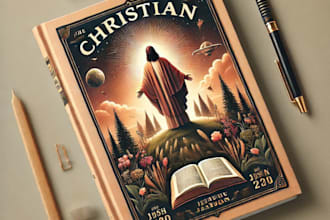 create a professional christian book cover design