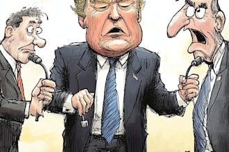 draw digital political cartoons