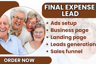 final expense leads final expense, burial insurance leads facebook google ads