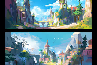 environment concept art landscape design