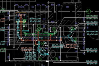 do plumbing system design autocad revit  ifc files