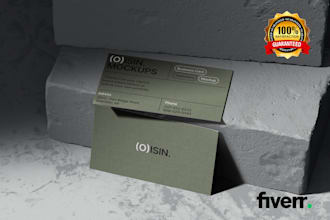do modern, minimalist, unique, luxury business card design with qr code in 24h