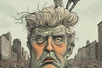 draw political caricature and cartoon