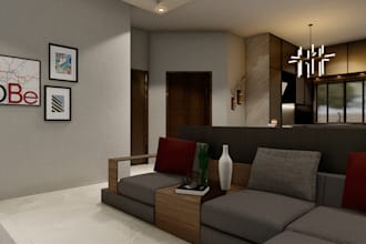 professional 3d interior walkthrough