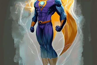draw your favorite superhero character and comic