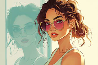 do a cartoon portrait of you, custom gift