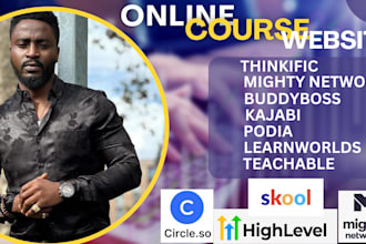 setup mighty networks for online course learnworlds podia teachable thinkific