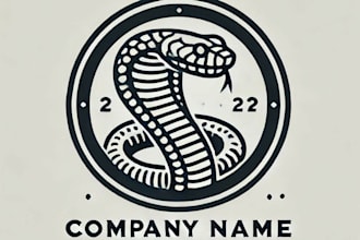 design incredible snake logo