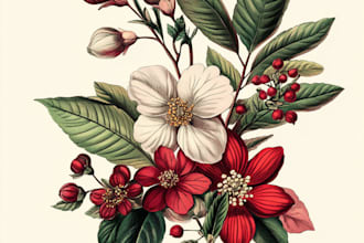 design the best botanical illustration for you