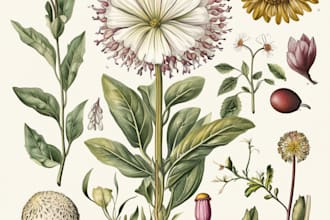 illustrate the best botanical illustration for you