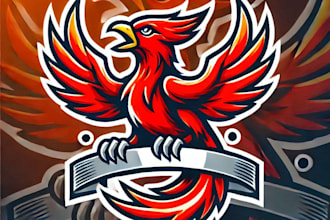 make awesome phonies birds mascot logo design with unlimited review