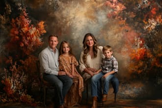 do a wonderful family portrait