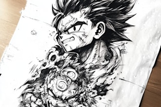 make your dream anime, manga tattoo design