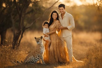 do a wonderful family portrait
