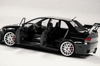 recreate game car, compact car, model 3d car interior, convertible car animation