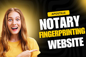 notary website fingerprinting apostille law firm website attorney lawyer