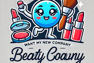 do wonderful beauty mascot logo design with express delivery