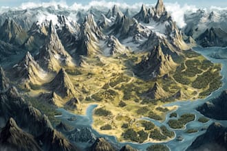 make a fantasy map for you