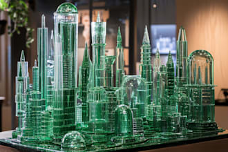make sci fi , cyberpunk, fantasy science fiction city