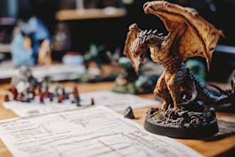 create a dnd character and dnd party character