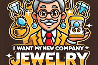 design different jewelry mascot logo with unlimited revision