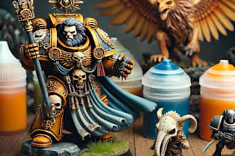 do 3d miniatures space marine 40k warhammer