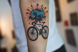 do pets and human portrait to neo traditional tattoo designdo pets and human