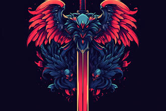 do a custom dnd, fantasy, sci fi, rpg animated game logo
