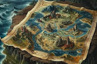bring your fantasy world to life with a custom map design