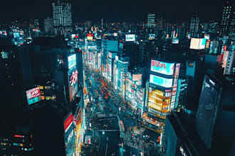 design an cyberpunk, science fiction city, scifi art for you