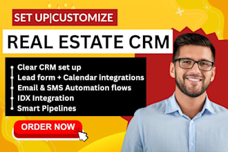 setup real estate crm follow up boss wise agent liondesk kvcore resimpli selldo