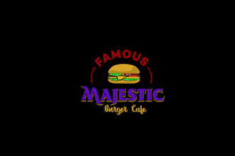 make a desert burger logo with unlimited revision