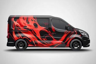 do a custom vehicle wrap, cars, pickups, trailers, etc