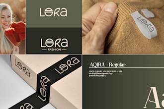 design your brand style and  logo