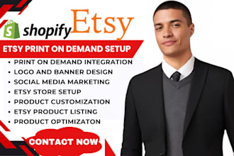 setup etsy shop etsy pod etsy promotion etsy listing etsy shop print on demand