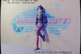 create a retro low poly 3d model in ps1 or n64 style