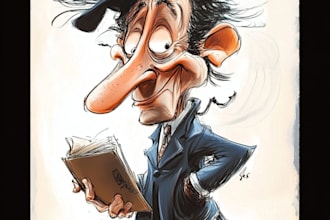 create unique and funny caricature art