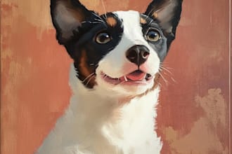 paint dog, cats, whatever pet portrait