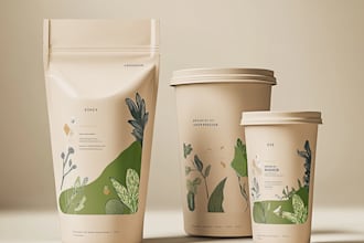 make a premium food packaging and label