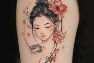 do create your japanese custom tattoo design
