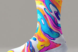 create socks design according to your requirement