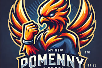 do make phonies mascot logo design with 1 day delivery