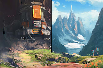 create stunning environment concept art