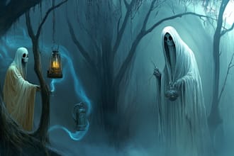 create a horror or fantasy character art