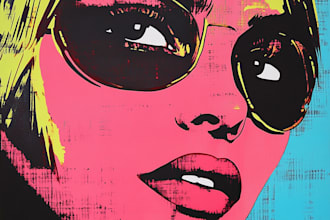 draw comic pop art portrait