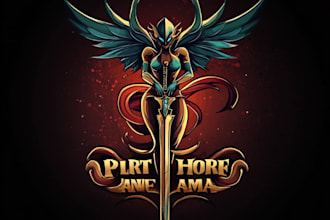 design a custom fantasy, rpg, sci fi animated game logo