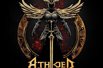 design a custom dnd, fantasy, sci fi, rpg animated game logo