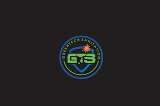 create a unique modern abstract green tech logo design
