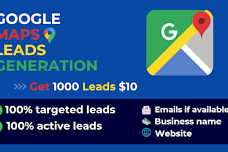 unlock google map leads generation lead scraping b2b data extraction