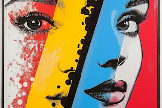 draw awesome pop art landscape building landmark from photos